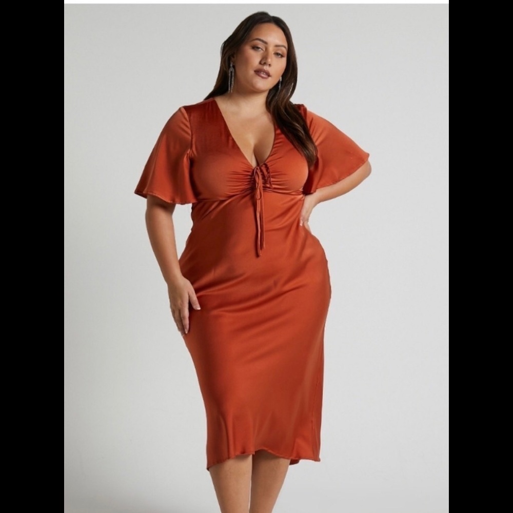 Showpo Midi Slip Dress Size 12